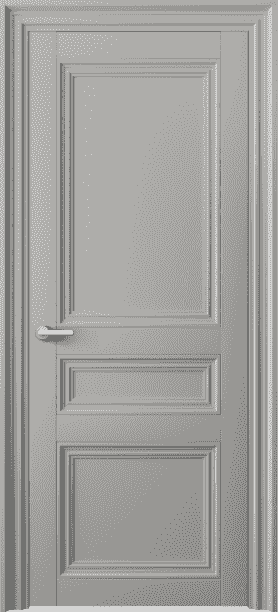 Дверь межкомнатная 2537 МНСР. Цвет Матовый нейтральный серый. Материал Гладкая эмаль. Коллекция Centro. Картинка.