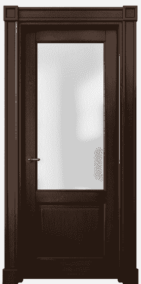 Дверь межкомнатная 6302 БТП САТ. Цвет Бук тёмный с патиной. Материал Массив бука с патиной. Коллекция Toscana Plano. Картинка.