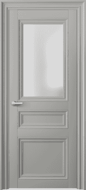 Дверь межкомнатная 2538 МНСР САТ. Цвет Матовый нейтральный серый. Материал Гладкая эмаль. Коллекция Centro. Картинка.