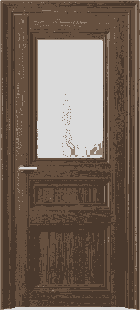 Дверь межкомнатная 2538 ШОЯ САТ. Цвет Шоколадный ясень. Материал Ciplex ламинатин. Коллекция Centro. Картинка.
