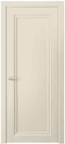 Дверь межкомнатная 2501 ММЦ. Цвет Матовый марципановый. Материал Гладкая эмаль. Коллекция Centro. Картинка.