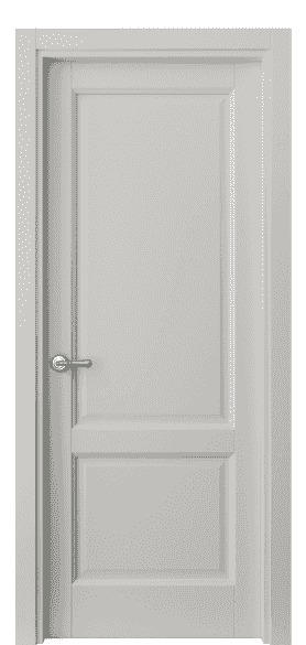 Дверь межкомнатная 1421 СШ . Цвет Серый шёлк. Материал Ciplex ламинатин. Коллекция Galant. Картинка.