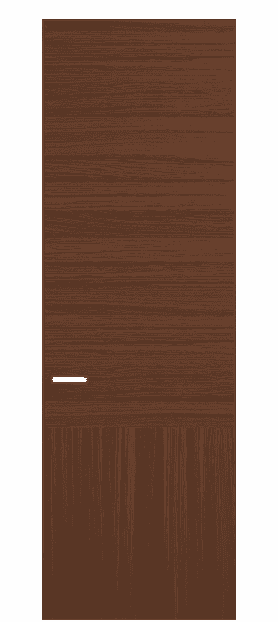 Дверь межкомнатная 0204 ДМРМР . Цвет Дуб мореный матовый. Материал Радиальный шпон с эффектом Naturwood. Коллекция Rift. Картинка.