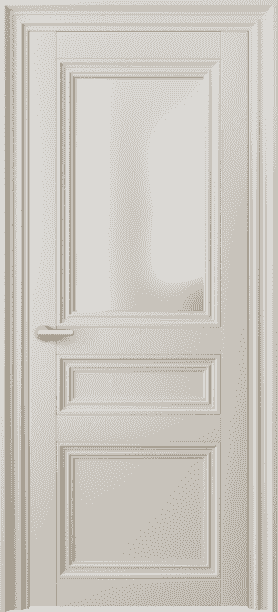 Дверь межкомнатная 2538 МОС САТ. Цвет Матовый облачно-серый. Материал Гладкая эмаль. Коллекция Centro. Картинка.