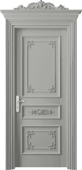 Дверь межкомнатная 6503 БНСР. Цвет Бук нейтральный серый. Материал Массив бука эмаль. Коллекция Imperial. Картинка.