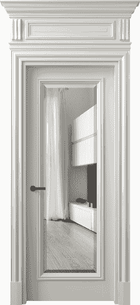 Дверь межкомнатная 7300 БС ПРОЗ Ф. Цвет Бук серый. Материал Массив бука эмаль. Коллекция Antique. Картинка.