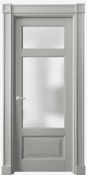 Дверь межкомнатная 6326 БНСР САТ. Цвет Бук нейтральный серый. Материал Массив бука эмаль. Коллекция Toscana Elegante. Картинка.