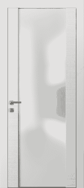 Дверь межкомнатная 4034 ТСР Матовый триплекс. Цвет Таеда Серый. Материал Таеда эмаль. Коллекция Avant. Картинка.